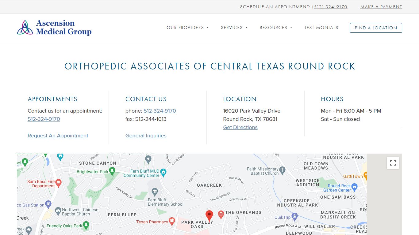 Round Rock - Orthopedic Associates of Central Texas